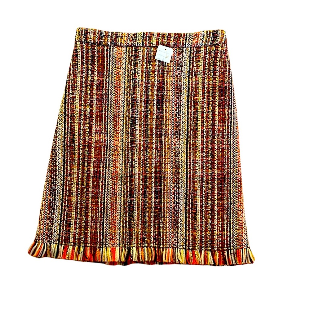 Maeve Anthropologie tweed skirt